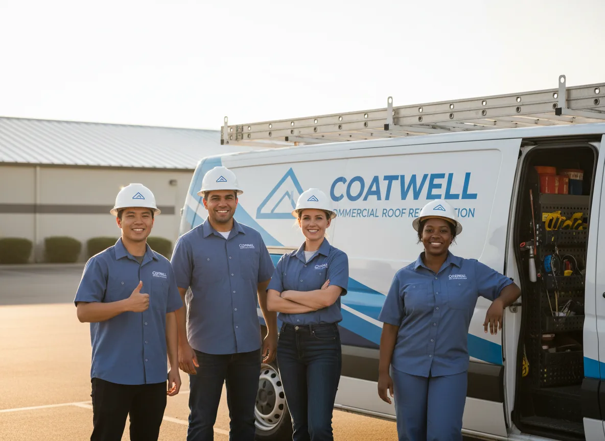 Commercial roof coating company in Blanchard, MI